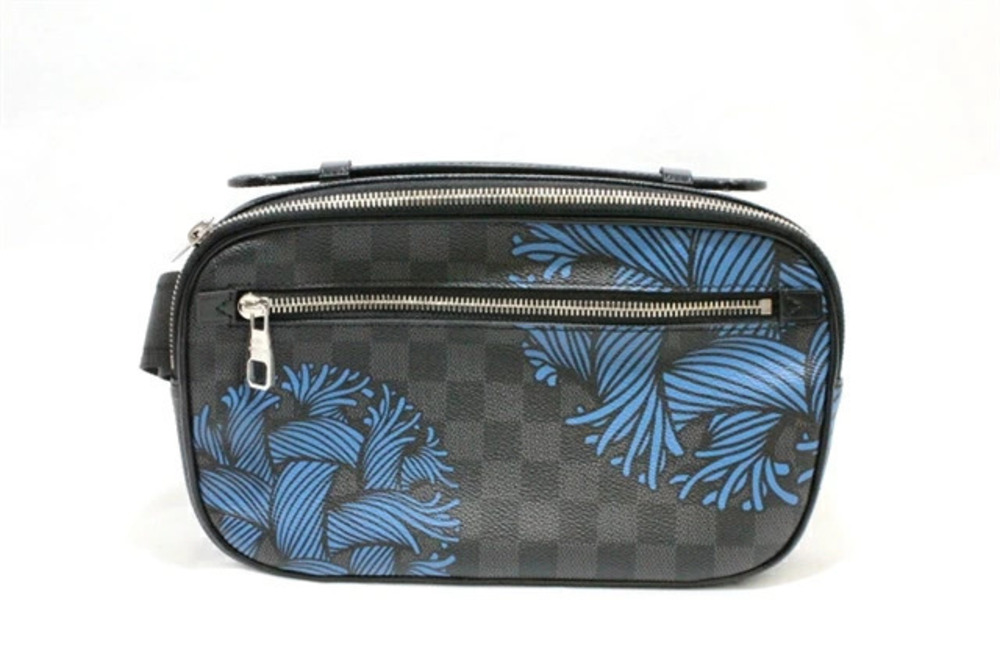 LOUIS VUITTON Bag Ambrelle Shoulder Damier Graphite Black
